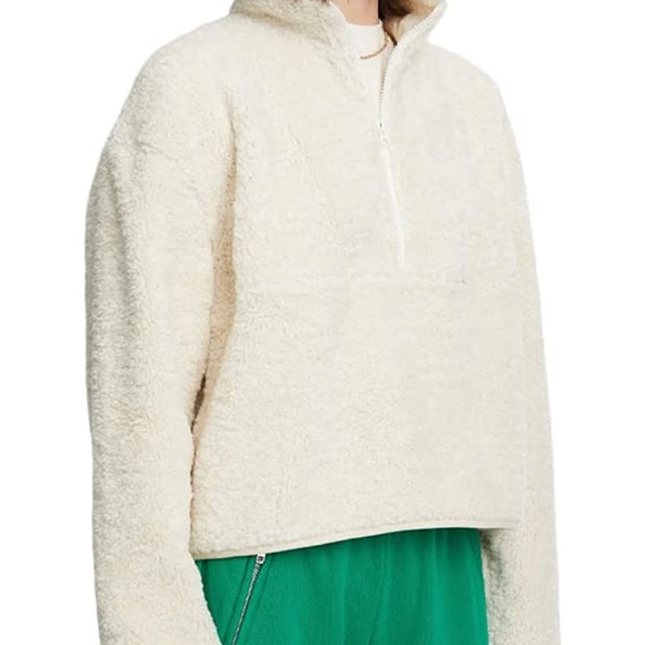 bandier x sincerely jules the holly half zip sweatshirt - Picture 6 of 9